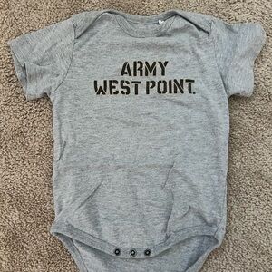 Army West Point Kids Gray Bodysuit